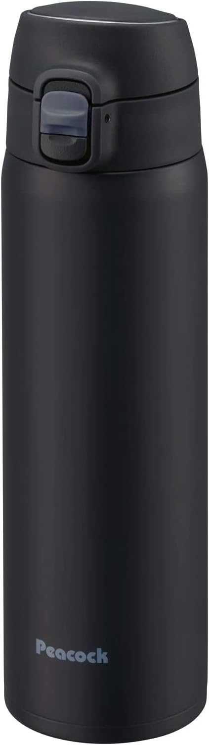 Peacock Onetouch vacuum Water Bottle, Sports Bottle with Stainless Steel Insulated Leak Proof Water Bottle, perfect for Gym, Camping, Hiking, AKM40 (400 ML, Dark Navy)