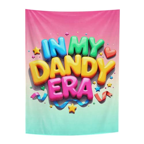 in My Dandyss ERAS Funny Dandy'ss World Color Fall Blanket Throw Blankets Vintage Throw Blanket for Women