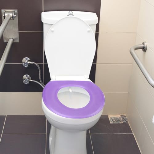 Image of Balacoo Waterproof Warm EVA Toilet Cushion Pad Thickened Washable Bathroom Toilet Mat Set Versatile Fit for Standard and Elongated