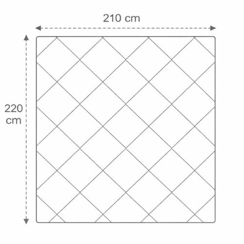 snooze Ramdan winter quilt double face Loomy fur& Gray Microfiber, 220 * 210 cm