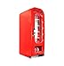Koolatron CVF18-G AZ Coca-Cola Exclusive New Retro Vending Machine Style 10 Can Mini Fridge, 12V DC/110V AC with Tall Window Display for Home, Dorm, Office, Games Room, Red