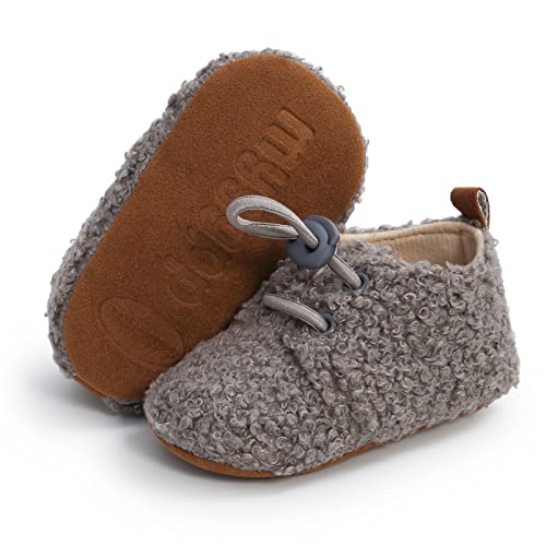 Willfun Baby Girls Boys Fleece Booties Infant Winter Indoor Slippers Soft Sole Toddler First Walkers Crib Shoes #TOP29