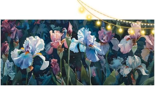 Broderie Diamant Kit Complet 5D DIY Cristal Peinture Point de Croix Iris 220x80