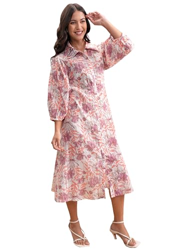Image of Vishudh Women's Casual Dress | Comfortable Everyday Wear for All Occasions | Chic & Versatile Fashion for Women