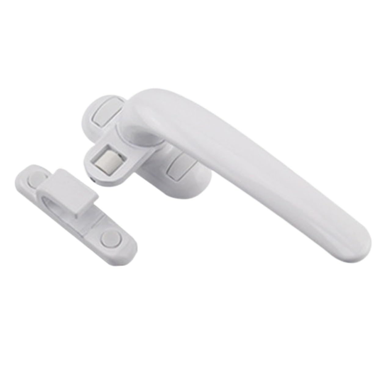 YKMYXZ window handle， Aluminum Alloy Universal Window and Door Handle Multicolor(White Right)