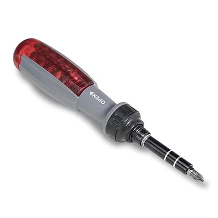 Indprod 11 In 1 Ratchet Screwdriver Set,1/4