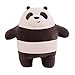 Oujppc We Bare Bears Peluche Poupée Peluche, Dessin Animé Mignon Peluches Chubby, Cadeau pour Enfants Filles Garçons Enfants, 30Cm (Panda)