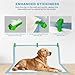 AUFORPET Lockable Wall Pet Pee Pad Clips, with Adhesive Tape, for Indoor Wall Dog Pads Secured, Enhanced Thick Clamps for Silicone Puppy Pad Holder Tary Secured, Tight Strong-(Green)