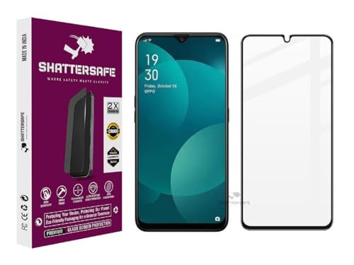 Image of Oleophobic Tempered Glass Screen Protector Compatible For Oppo F11 [Pack of 1]. Edge To Edge Full Screen Protection With Easy Installation Kit & Case Friendly Fit.
