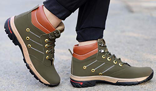 Image of AADI Men's Synthetic Leather Outdoor Shoes, Casual Boots