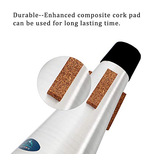 Eastrock Lightweight Aluminum Trombone Practice Mute Trombone Straight Mute thumb #2