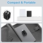 USB Charger Block 2-Pack, Black Wall Charger 5V 1A USB Plug Charging Cube - Image 5