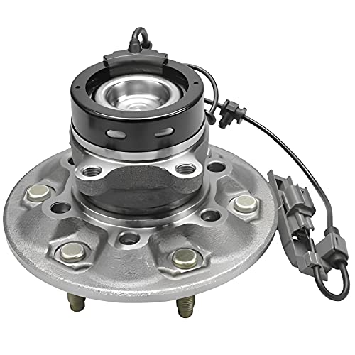 Image of Detroit Axle - 2WD Front Wheel Bearing Hubs for 2004-2008 Chevrolet Colorado GMC Canyon Isuzu i-370, Wheel Bearing Hubs Assembly Set 2005 2006 2007 Replacement Pair Hubs