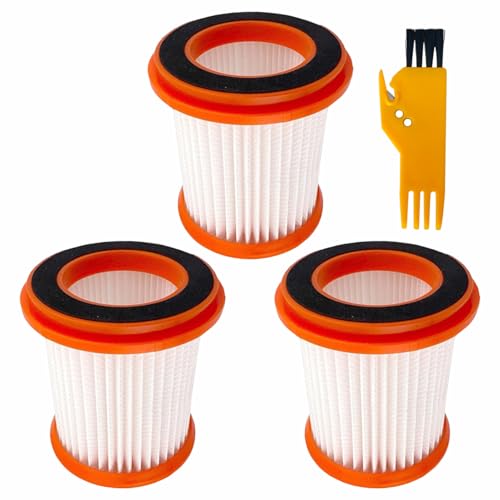 HEPA Filters for Voweek VW-VC08?for Moosoo XL618 Pro Vacuum Cleaner, 3 Pack Replacement Filter 1 Cleaning Brush