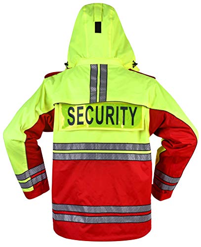 Image of First Class Men's High Visibility Waterproof Parka Jackets with Reflective Tape