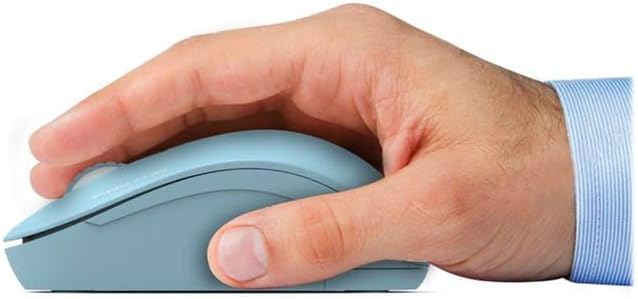 PORT Designs Wireless Ambidextrous Mouse - Black, USB-A & C, 1600 DPI