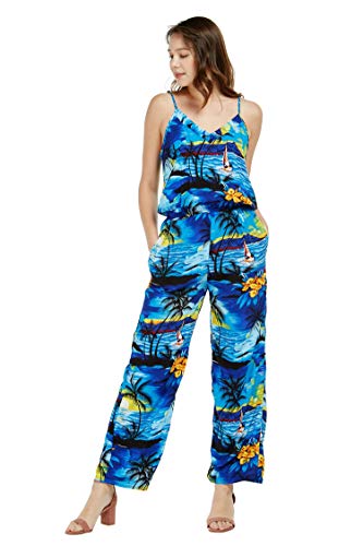 Image of Hawaii Hangover Family Matching Hawaiian Clothes, Sunset Blue | Family matching Hawaiian outfits, Sunset Blue, lightweight rayon, machine washable, tropical print, luaus, cruises