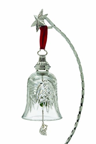 Waterford Crystal Twelve Days of Christmas Bell, 1st Edition, Partridge in a Pear Tree, Clare Pattern