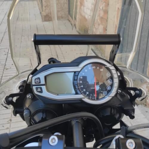Support GPS moto Tiger 800 pour fixer un téléphone de navigation