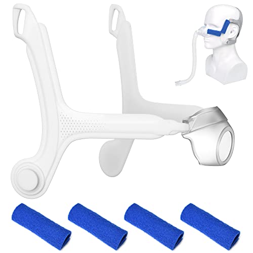 CPAP Frame Supplies for Resmed Airfit N20, Frame for Airfit N20 Nasal Pillow,Included 1 Piece Frame, 2 Pieces Headgear Clips and 4 Pieces Strap Covers