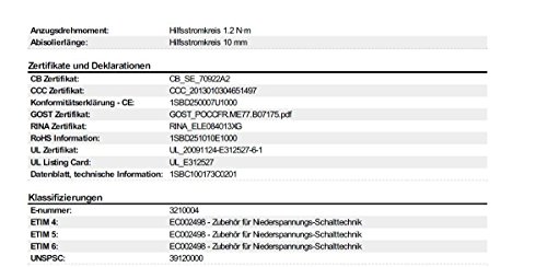 Composant de commande ABB 1SBN030111R1000 interverrouillage pour AF38 - 4