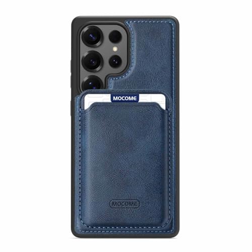 For Galaxy S26 Plus �p �P�[�X ������ 2 in 1 Magsafe�Ή��J�[�h�P�[�X�t�� ���U�[ �蒠�^ �T���X�� �M�����N�V�[ S26 Plus �g�уJ�o�[ ���z�^ ���C�����X�[�d�Ή� �X�^���h�@�\ RFID�u���b�L���O �}�O�l�b�g 