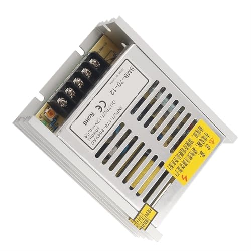 Alimentation à découpage 12V avec sortie unique 6A pour un courant continu ultra-stable