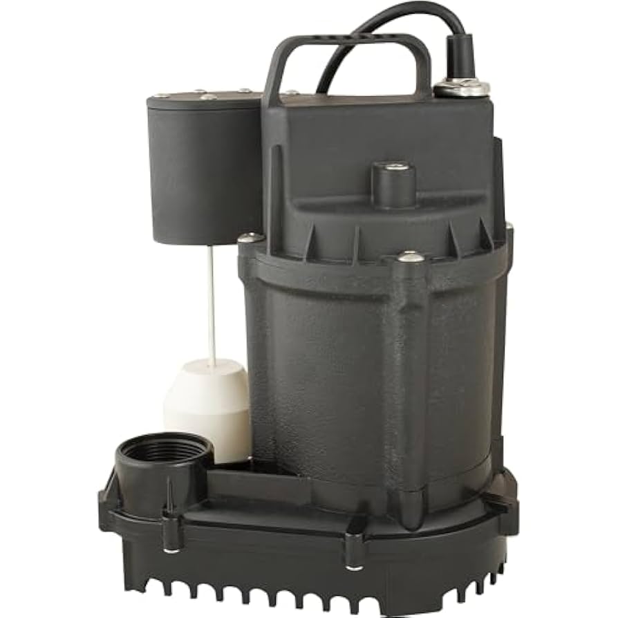 Star 5SEH 1/2 HP Cast Iron Submersible Sump Pump with