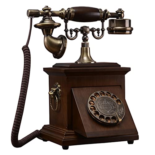 Téléphones décoratifs rétro en bois pour sublimer le salon de la maison ou un bureau