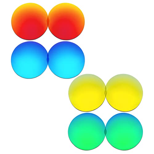 Lentilles Oakley Madman de remplacement : lot de verres solaires interchangeables 4 couleurs