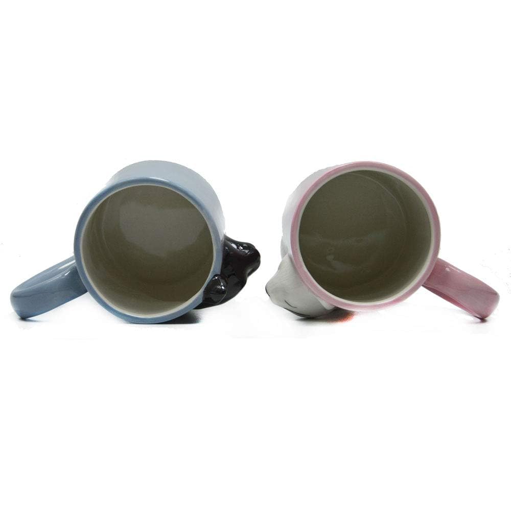 Bacio Gatto Tazze di ceramica tè caffè Regalo per la sposa Fidanzamento Nozze Coppie sposate Anniversario