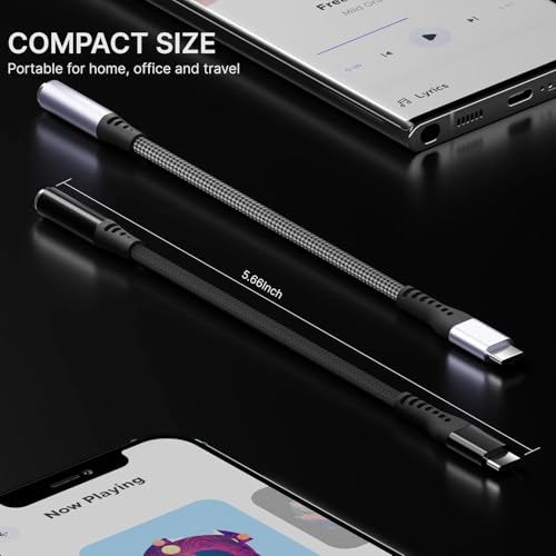 Image of Basesailor Type-C to 3.5mm Audio Jack Adapter with DAC for iPhone 15, Samsung S Series, OnePlus, Google Pixel, Nothing & Other Type C Phones - Headphones Converter Compatible, 5-Year Warranty*