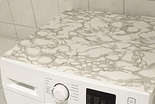 Preisvergleich Produktbild CKM Waschmaschinenauflage 60 x 60cm (Motiv Marmor 903)