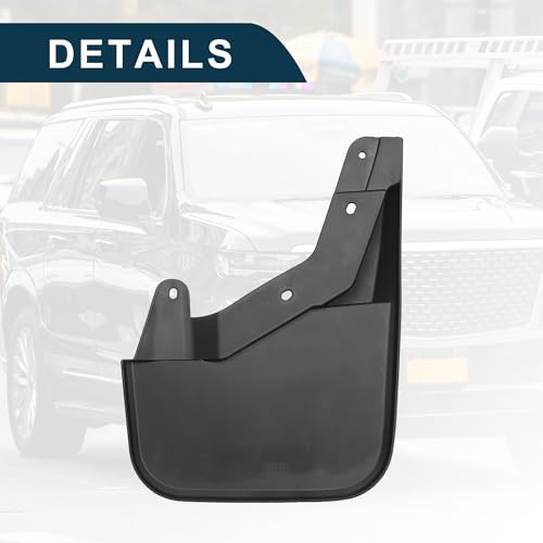 Image of Mud Flap Splash Guard for Cadillac Escalade 2021-2024 Durable | Front Side Mudflaps with Mount Accessor 1 Set