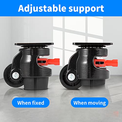 Nefish NEFISH-LC-01 4 Pack Leveling Casters Heavy Duty thumb #4