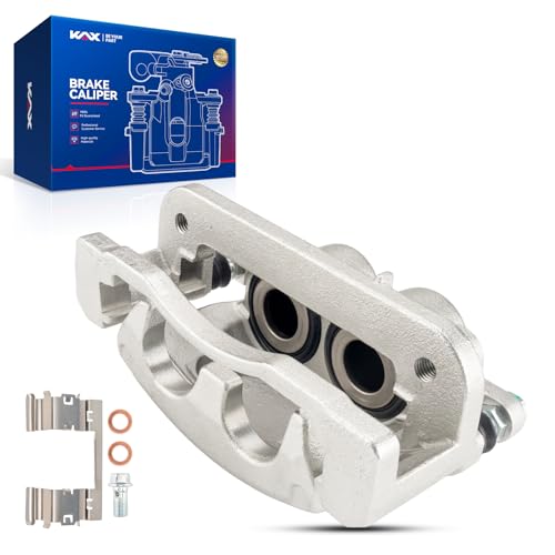 Image of KAX Disc Brake Caliper Assembly Compatible with Chevrolet /GMC /Cadillac-Tahoe /Savana 1500 /Avalanche /Sierra 1500 Limited /Escalade ESV /Escalade EXT /Yukon XL 1500 /Sierra 1500(Front Left), XTS(Front Right)