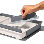 OXO Good Grips Drawer, Large Expandable Kitchen Tool Organizer, White - Image 4