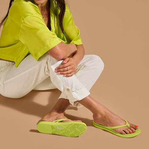 Image of OLUKAI Aka Women's Beach Sandals, Water-Friendly Flip-Flop Slides, All-Day Comfort & Support, Stylish & Vibrant Colors