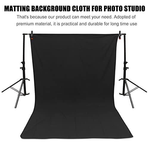 Mobestech Pano de Fundo Preto Com 4PCS Grampos de Mola Photo Booth Fotografia Fundos Pano Folha para