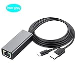 Schnellere Internetverbindung: RJ45 bietet eine Ethernet-Leistungsgeschwindigkeit von 10/100 Mbit / s und 480 Mbit / s Micro-USB 2.0 für einen schnelleren und zuverlässigeren Internetzugang.