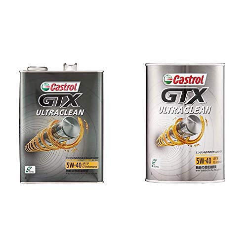 JXg[ GWIC GTX ULTRACLEAN (XF-08) 5W-40 5L 4փK\/fB[[ԗp CastrolyZbg 1L+4Lz