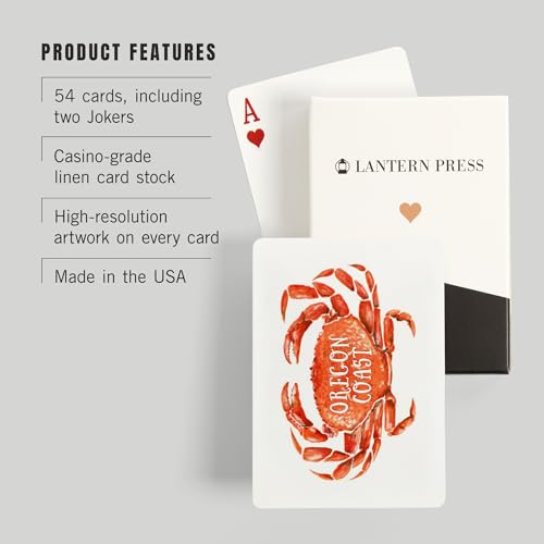 Baraja de Poker Lantern Press Oregon Coast 52 Cartas miniatura 3