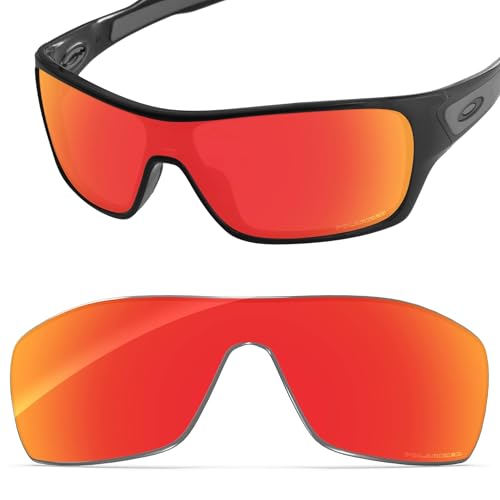 Image of Performance Replacement Lenses Compatible with Oakley Turbine Rotor OO9307 Polarized Etched