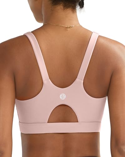 Image of RUNNING GIRL Sports Bra for Women High Support, Molded Cup High Impact Sports Bras for Women with Sewn in Pads