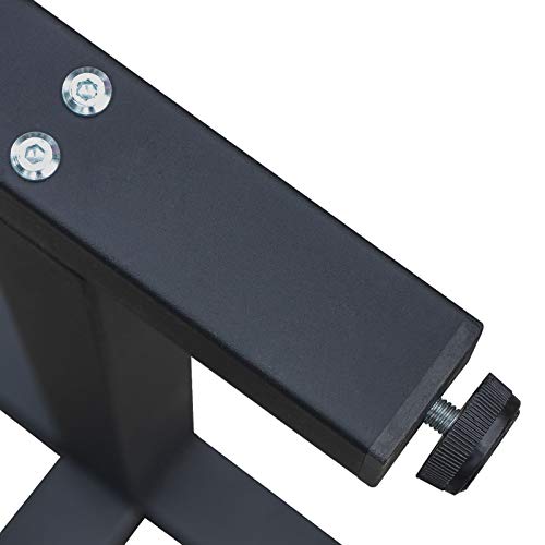 Wiltec werkbankframe 100x50x80 cm tot 250 kg, stalen frame voor werkbanken, onderstel voor werktafels, tafelframe met in hoogte verstelbare poten tot 83,5 cm, tafelpotenframe incl. montagematerialen - Afbeelding 6