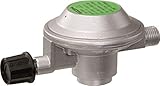 gok gasregler en61 Nenndurchflu: 1kg/h GOK Kartuschenregler Camping Wohnwagen Gasregler Gasflasche Gaskartusche Absperrventillauf 50mbar Silber