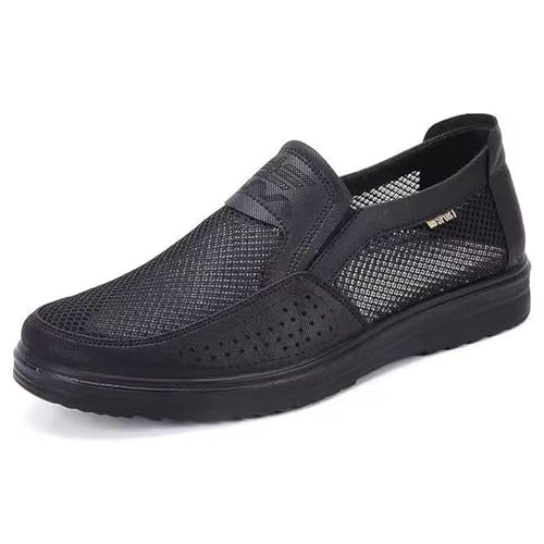 Loafers Slip on Loafer Shoes for Men, Comfortable Flats Casual Shoes, Soft Lightweight Slippers, Extra Wide Slip on Walking Shoes, Breathable Comfort Shoes