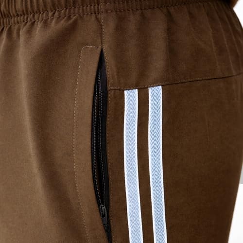 Image of NINQ Men's Sports Shorts with White Side Patti Design | Running Shorts for Men Gym Shorts for Men Workout | Stylish Mens Shorts Casual Wear Sports Shorts.