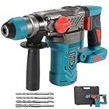 Brushless Rotary Hammer Drill for Makita 18V Battery (Tool Only) – 3.2 Joule Impact, 1-1/8' SDS-Plus Chuck, 2 Modes (Drill/Hammer), Cordless Concrete Drill