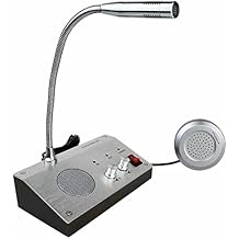Adjustable Intercom Announcement Window Intercom System Dual way Intercommunication Microphone For School, Office, Bank,Station,Securities Company,Hospital,Station